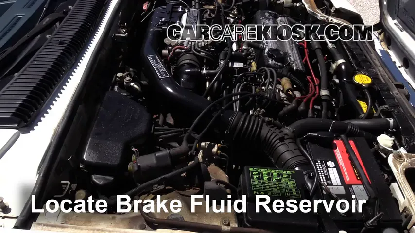 1985 Honda Prelude 2.0 Si 2.0L 4 Cyl. Brake Fluid